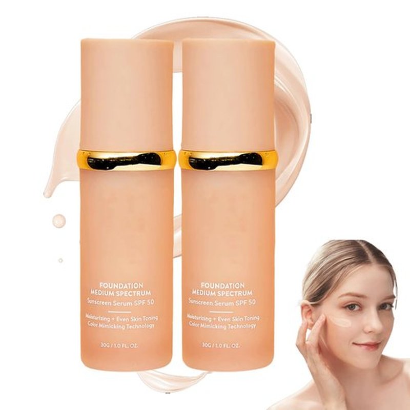 Rise Luxus Ultrablend 4 in 1 Foundation,Match Foundation 4 in 1,Match Cosmetics Foundation 4 in 1 (2pcs, 2)