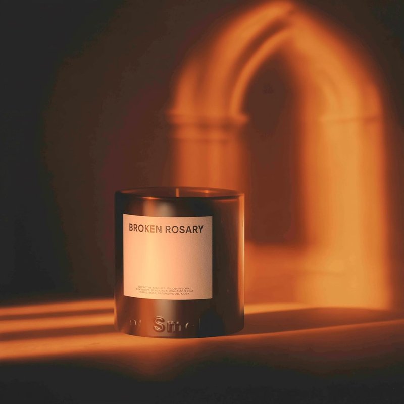 Boy Smells Rosary Jar Candle - Hand-Poured Soy Wax | Aromatic Floral & Earthy Scents