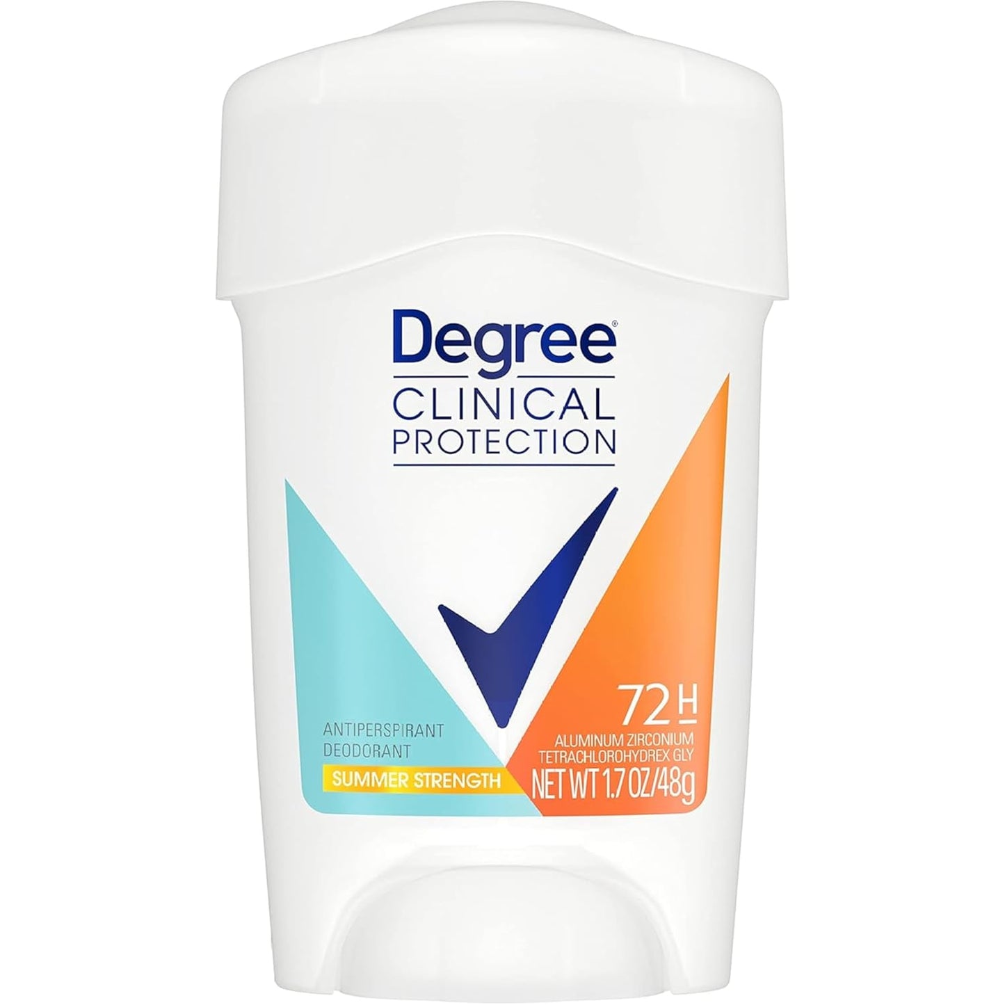 Degree Clinical Protection Anti-Perspirant & Deodorant, Summer Strength 1.7 oz ( Pack of 4)