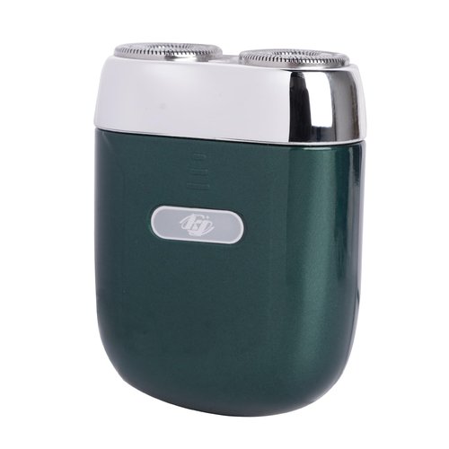Mini Electric Shaver - USB C Fast Charge Portable Small Shavers for Men, Dual Head Pocket Shaver Washable Travel Electric Razor, Powerful Wet and Dry Mini Razor, Easy One Button Use (Green)