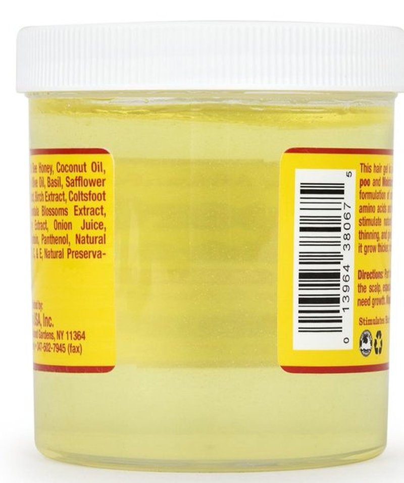 ILIOS African Formulas SuperGrow Hair Gel with Extra Hold - For Breading, Locking, Twisting - Natural Gel for Nourishing, Shining for Silky, Wavy, Coily, Frizzy Hair - 4 oz Packaging.