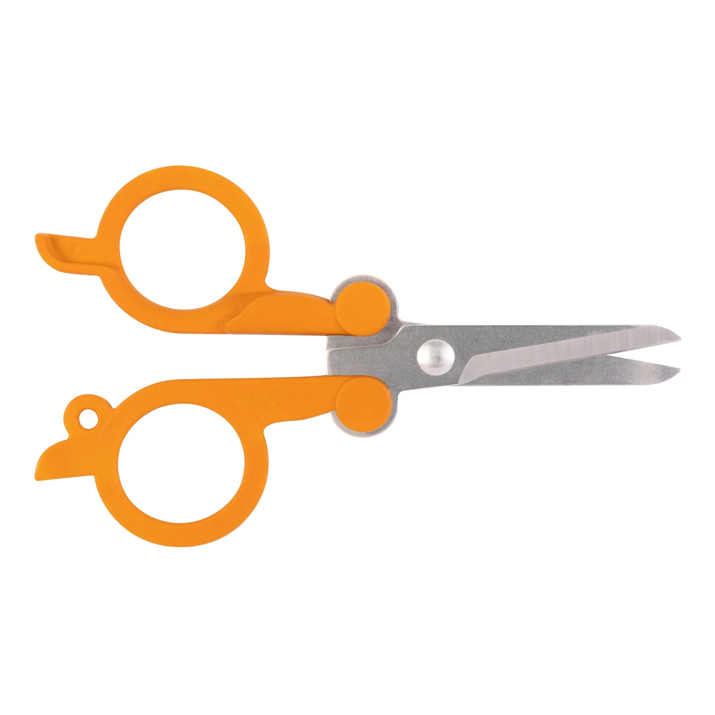 Fiskars Compact Travel Sewing Kit, TSA compliant Folding Scissors, 27-Piece Repair Set for Buttons and Hemming, Threads, Needles, 39” Measuring Tape, Small Size for Purses and Carry on, Orange