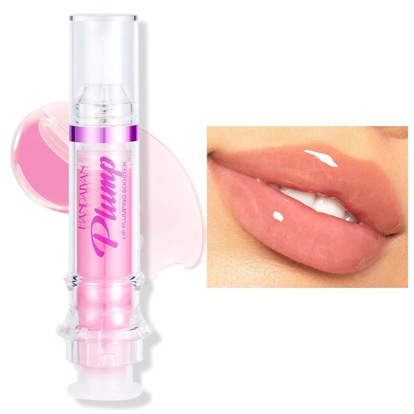 BIOKUSY Lip Plumping Booster for Women Girls (01# Pink)
