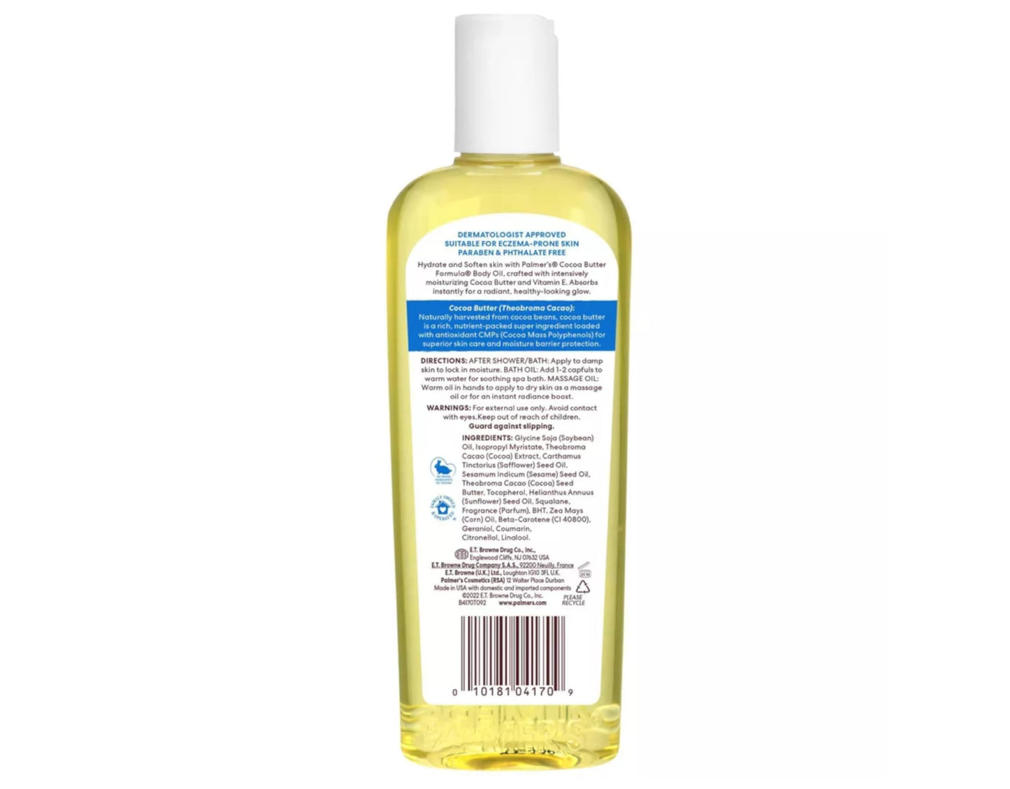 Palmer's Cocoa Butter Formula Body Oil 8.50 oz (Pack of 3)