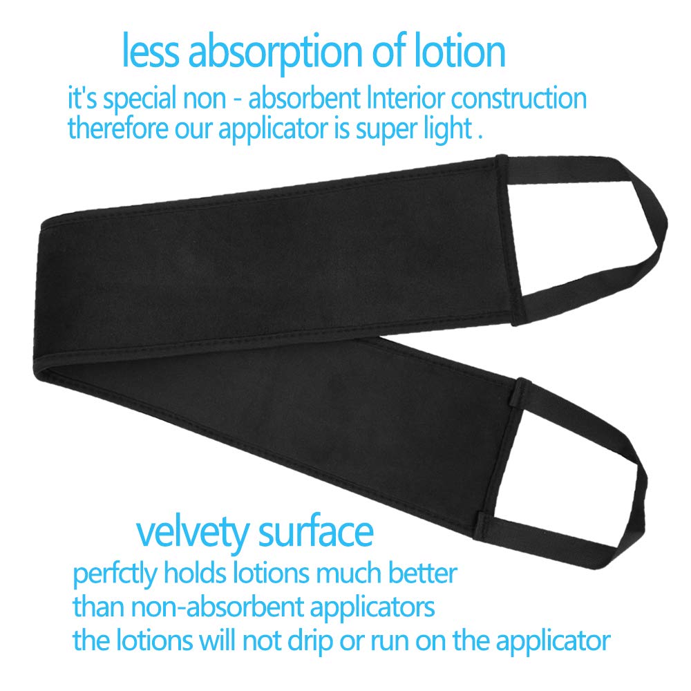 Self Tanning Mitt Set Includes Self Tanner Mitt Mini Tanning Glove Treatment Details Exfoliating Glove Self Tanner Back Applicator with Handles for Even, Streak-Free Glow