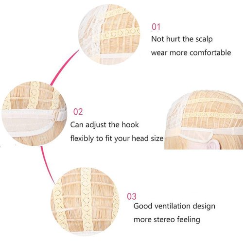 PATTNIUM Kids Fire Wig Short Ombre Orange Wig for Girls Cosplay Halloween Party Costume Synthetic Flame Wig Child Size (Ombre Orange)