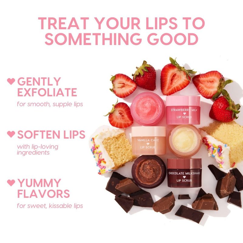ColourPop Fresh Kiss Lip Scrub - Nourishing Exfoliator with Cocoa & Shea Butter | Chocolate Milkshake (0.37 oz)