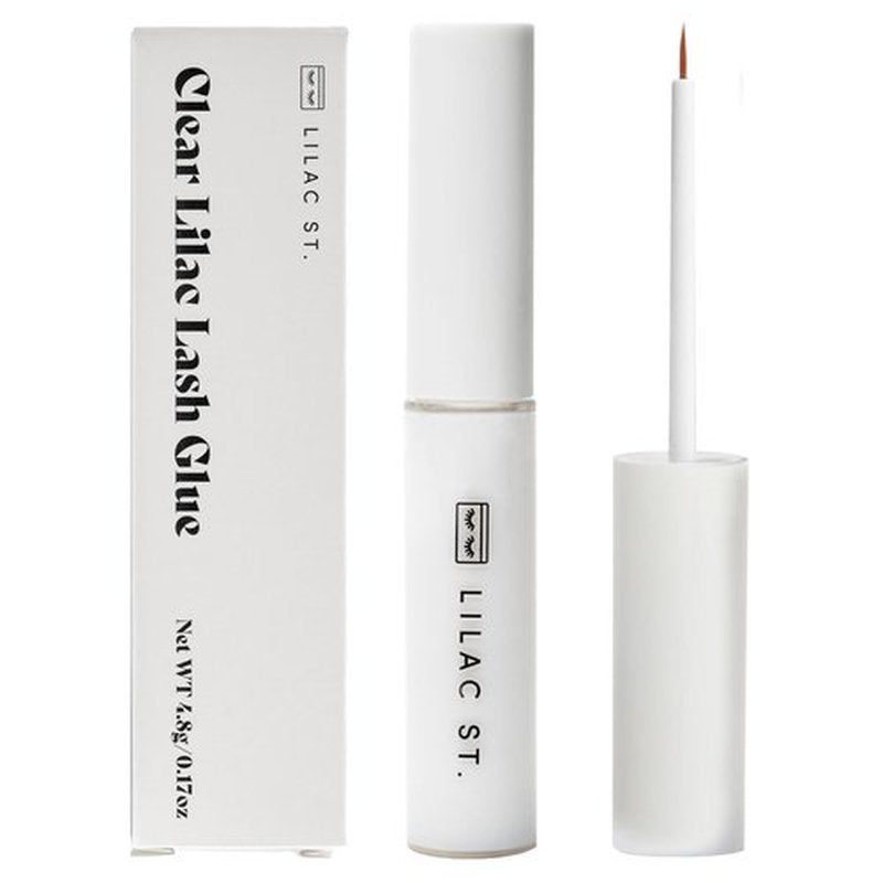 Lilac St - Lilac Lash Glue (Clear) - Beginner Lash Cluster Glue - Precise Brush Tip Applicator - Strong Hold & Easy Removal - Waterproof - Sensitive Eyes Safe - Cruelty Free, Vegan, Women Founded