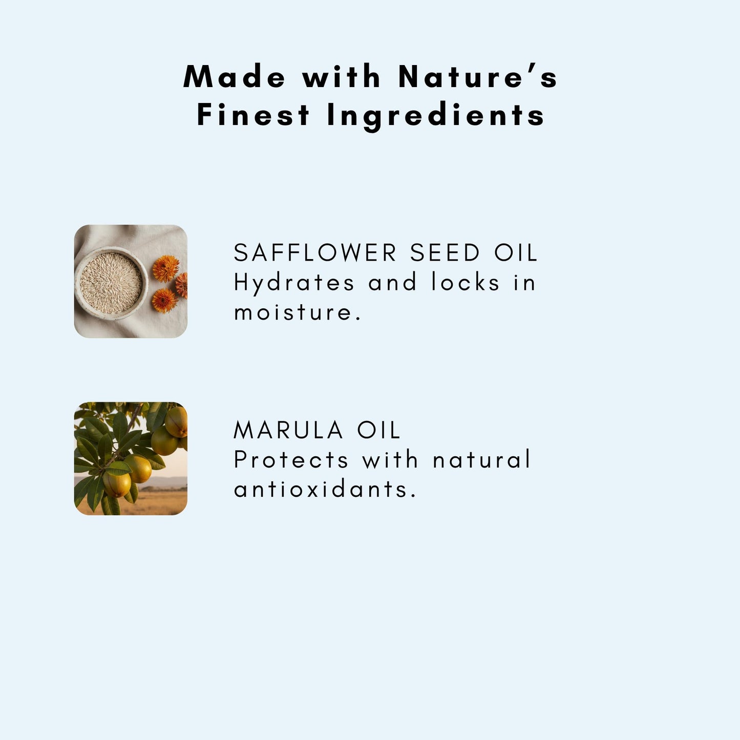 Olivia Care Flawless Essential Facial Oil 100% Natural. Stabilize & Retain Moisture (Marula)