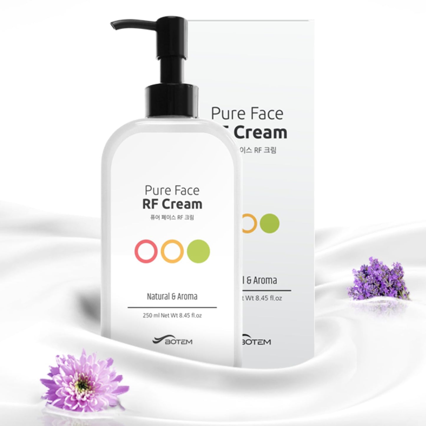 Botem Pure Face RF Cream – Conductive Hydrating Cream for RF Massage, Professional-Inspired Skincare, 250ml | Made in Korea