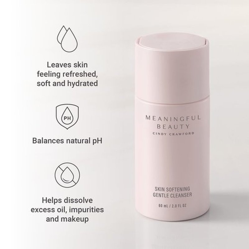 Meaningful Beauty Skin Softening Gentle Cleanser, 2 Fl Oz
