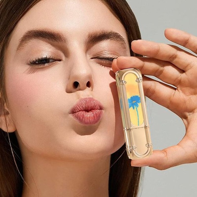 YAUNJI Crystal Jelly Flower Color Changing Lipstick, 2024 New Long Lasting Nutritious Lip Balm Lips Moisturizer Magic Temperature Color Change Lip Gloss (BB, 1)