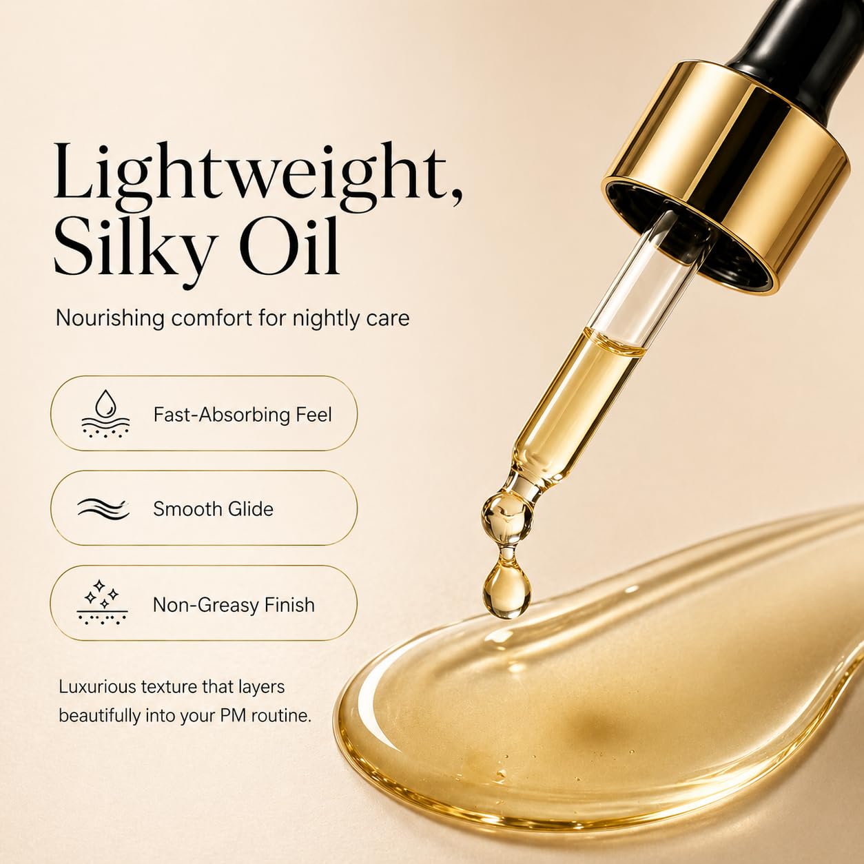 Bakuchiol Oil 10000 PPM, Plant-Based Retinol Alternative Facial Oil, Night Repair Face Oil for Fine Lines, Firmness & Radiance, Lightweight Anti Aging Oil with Squalane, Rosehip & Marula, 2 fl.oz
