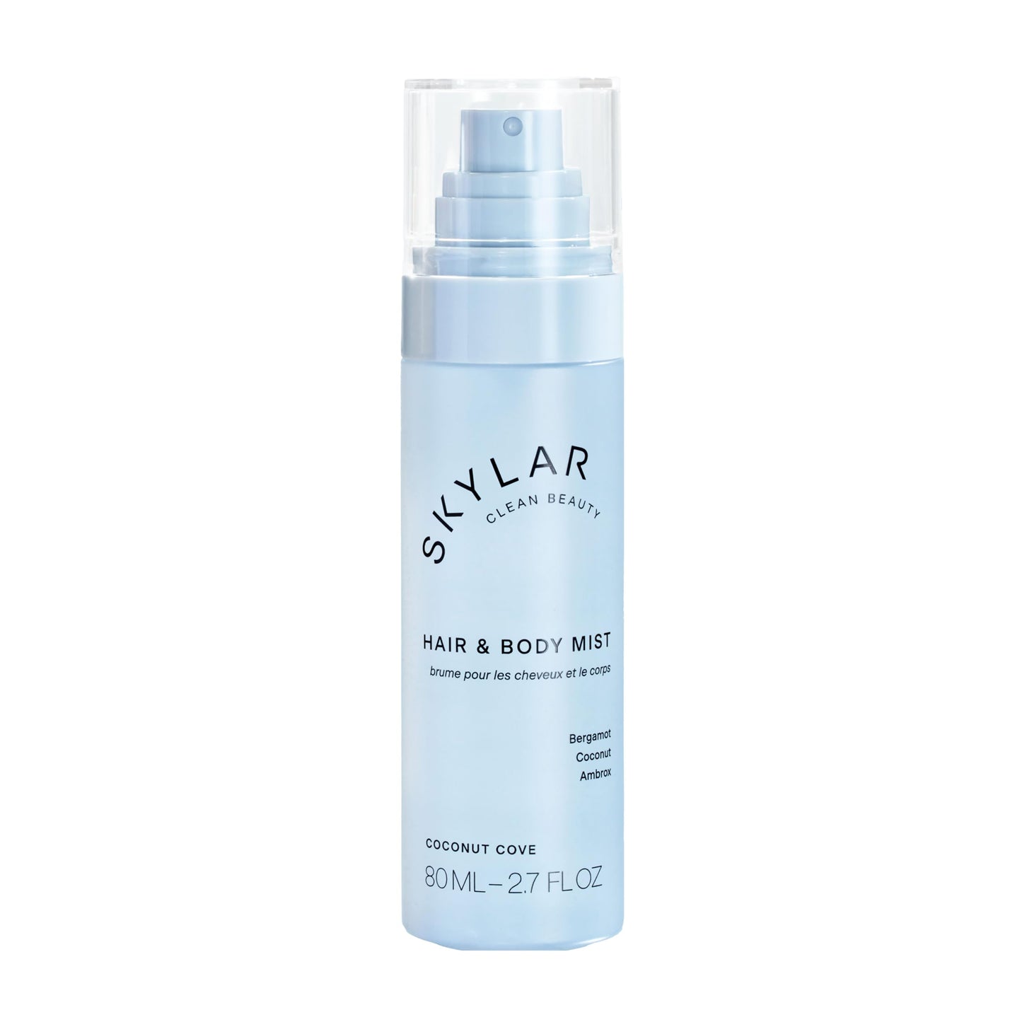 Skylar Coconut Cove Hair Perfume & Body Mist for Women - Coconut Hair and Body Mist with Jasmine & Gardenia Notes - Hypoallergenic, Vegan, Clean Fragrance for Sensitive Skin - 80mL / 2.7 Fl oz
