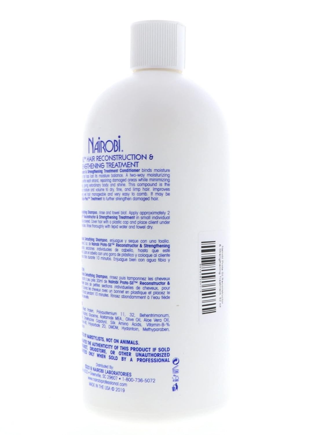 Nairobi Prota-Sil Reconstructor and Strengthening Treatment Unisex Treatment, 32 Ounce