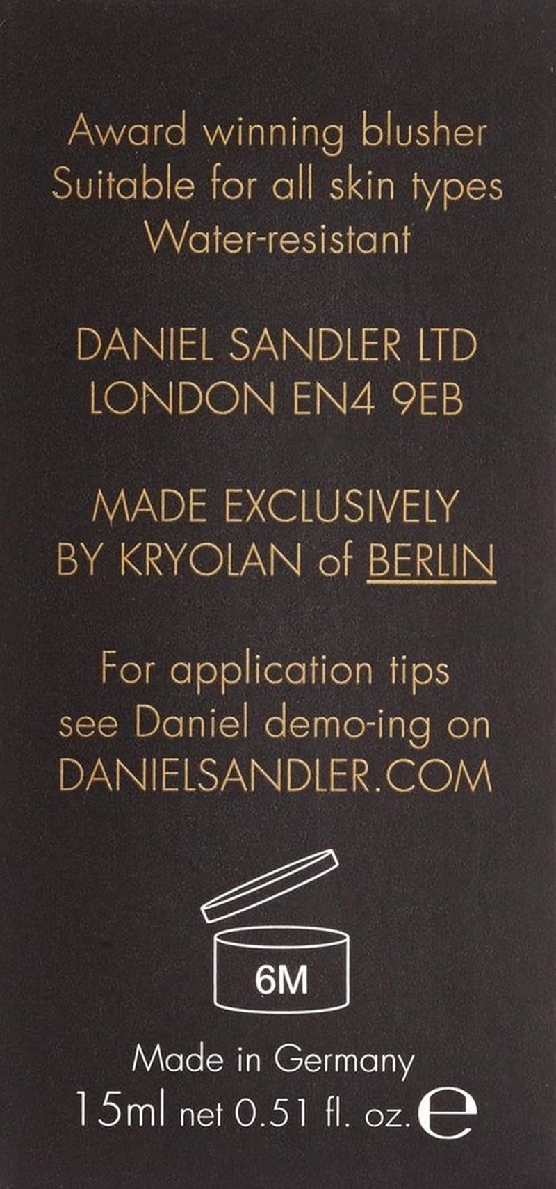 Daniel Sandler WATERCOLOUR LIQUID BLUSH TRIP – Lightweight, Buildable, Water-Resistant Formula for Cheeks, Lips & Eyes