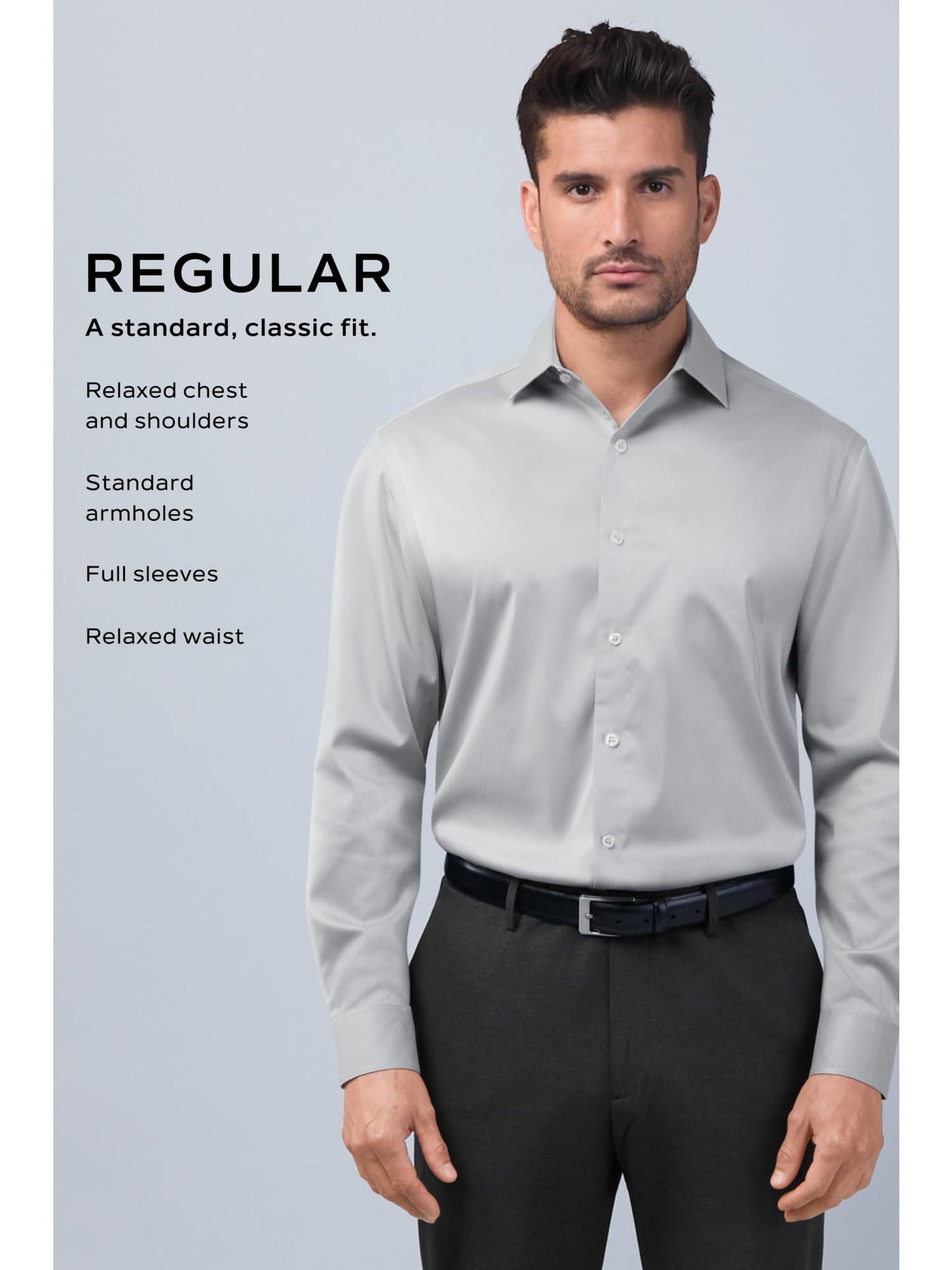 Van Heusen Men's Dress Shirt Regular Fit Oxford Solid, White, Large