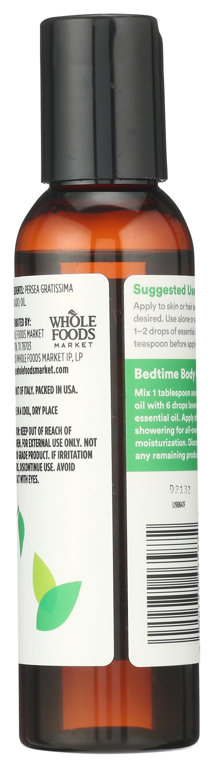 365 by Whole Foods Market, Restoring Avocado Body Oil, Skin & Hair Care, 4 Fl Oz