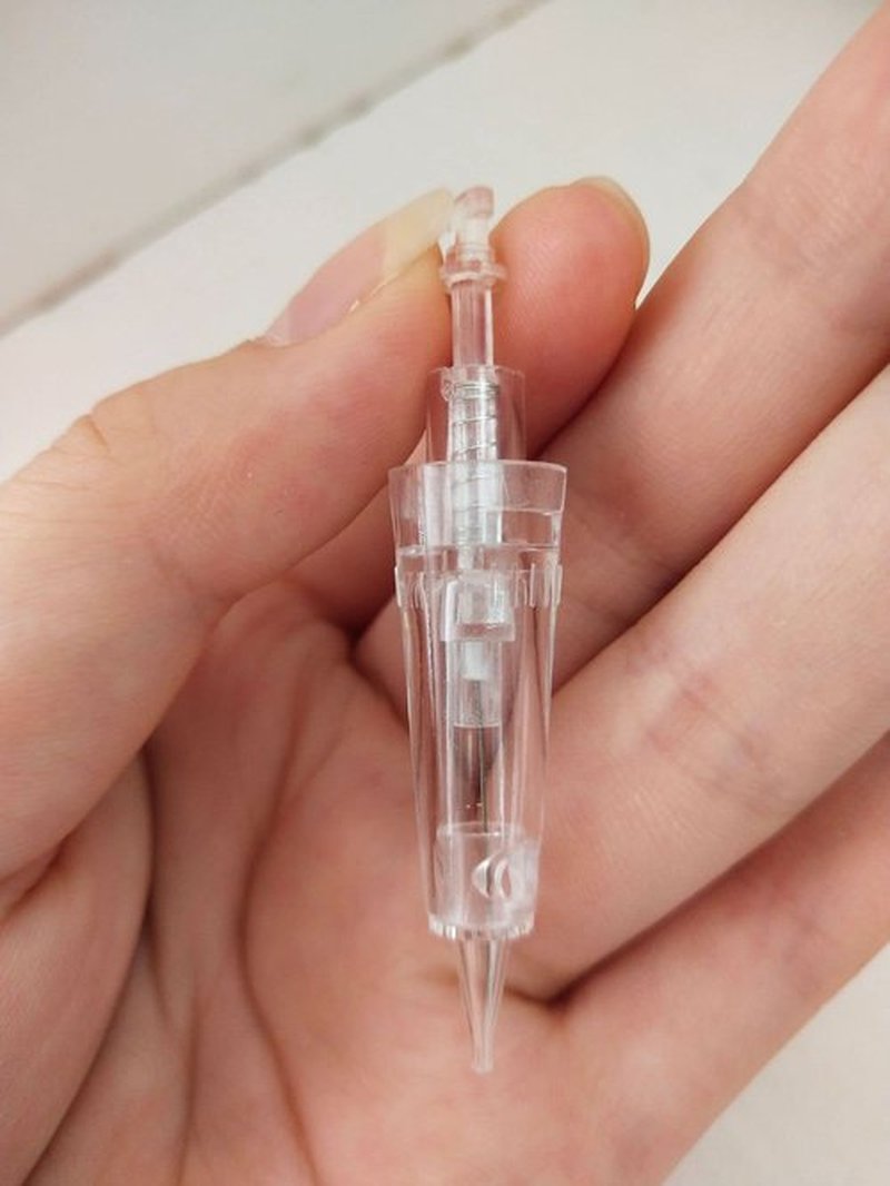 50pcs Permanent Makeup Tattoo Needle Cartridges Disposable T Shape Tattoo Needle for Digital Eyebrow/Lips/Eyeliner Tattoo Machine (3P)