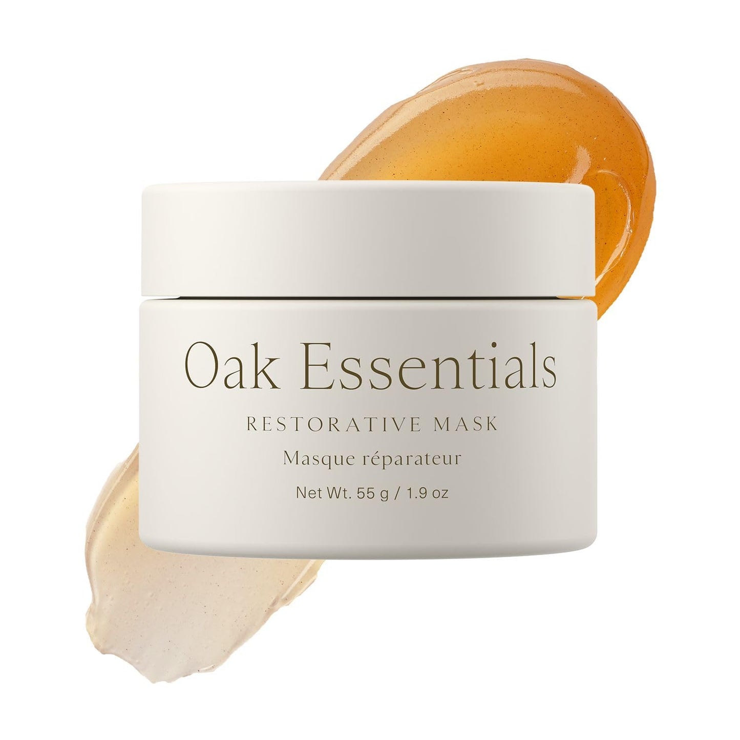 Oak Essentials Restorative Mask, Organic Honey Face Mask with Avocado Oil and Ylang Ylang Oil, Hydrating Skincare for Dry Skin, 1.9 Oz