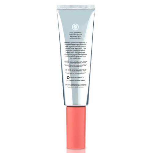 Naturium Dew-Glow Moisturizer SPF 50 PA++++ Jumbo, Daily Moisturizing Sunscreen & Face Primer, Skin Protector with Dewy Finish, 3.4 oz