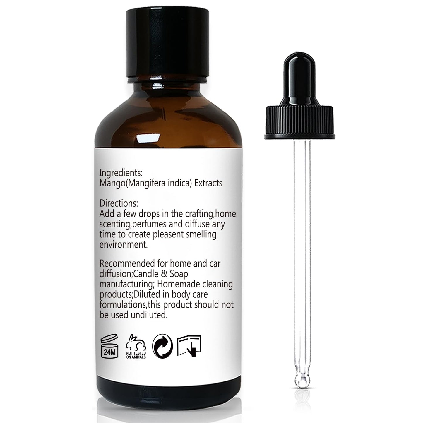 GM Gumili Mango Fragrance Oil, Perfume Oil, Home Scent Oils for Soaps, Candle Making, Dryer Balls, Diffusers, Laundry, Slime -1 oz /30ml