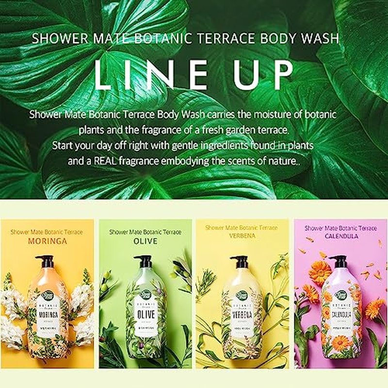 SHOWERMATE Botanic Body Wash 42.3 fl oz, 1.2 kg (Calendula)