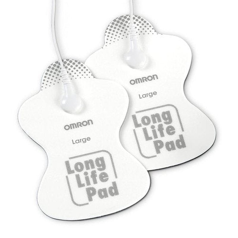Omron Large Long Life Pads for TENS Unit (PMLLPAD-L), 1 Pair