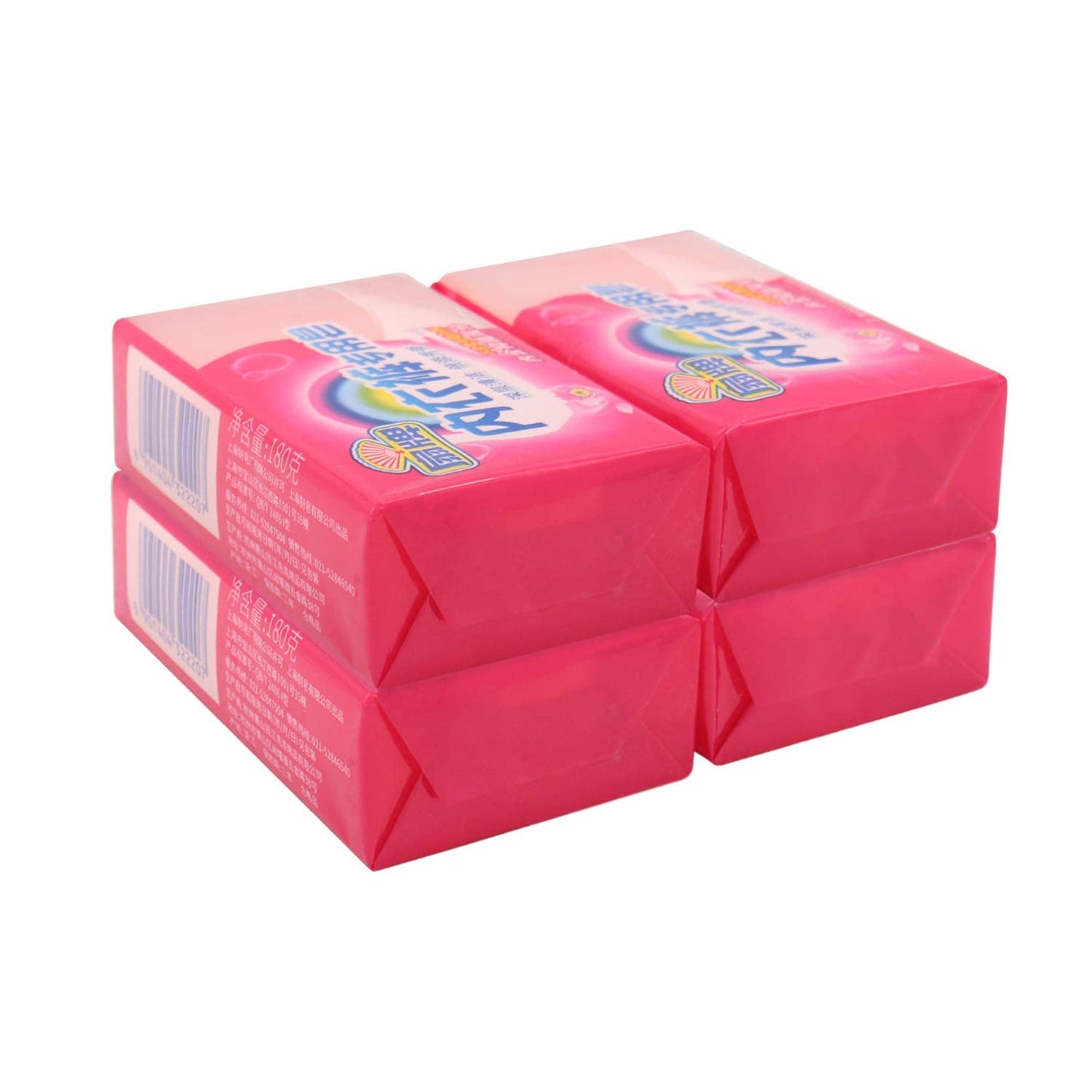 BEE & FLOWER Fan Underwear Cleaning Soap Bar Underwear Laundry Bar Soap for Clothes, Bars, Panties, Lingerie Washing by Hand (6.3 Oz x 4)