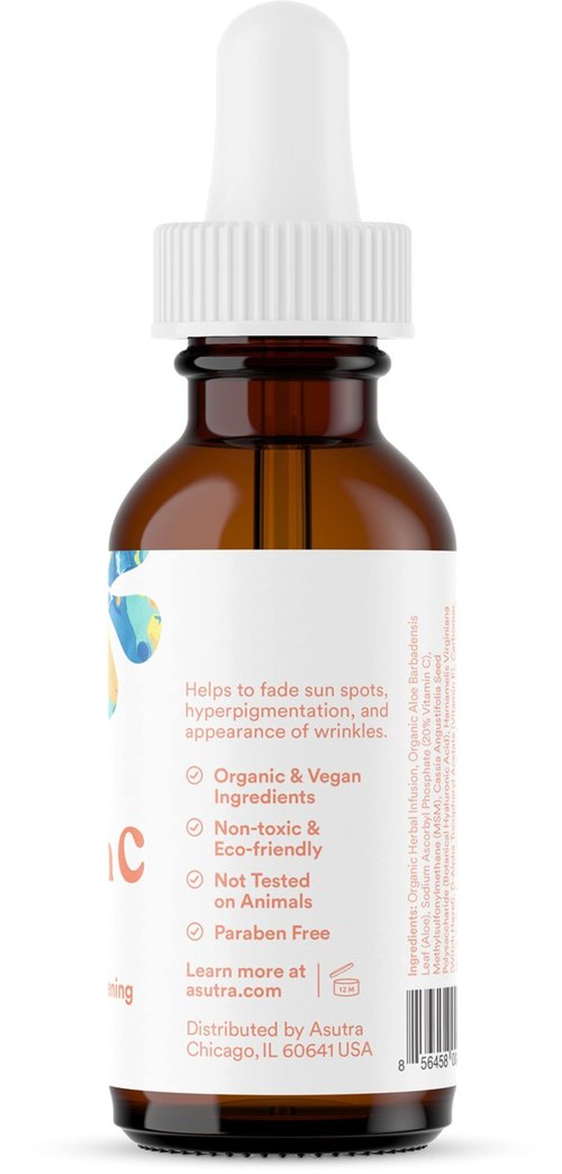 ASUTRA Serum Variety Pack, 3 Products - 1 fl oz 2.5% Retinol Face Serum, 1 lf oz 20% Vitamin C Face Serum, 1 fl oz Hyaluronic Acid Face Serum