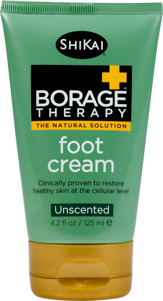 Borage Dry Skin Therapy Foot Cream - 4.2 oz Tubes, Pack of 3 for Deep Hydration