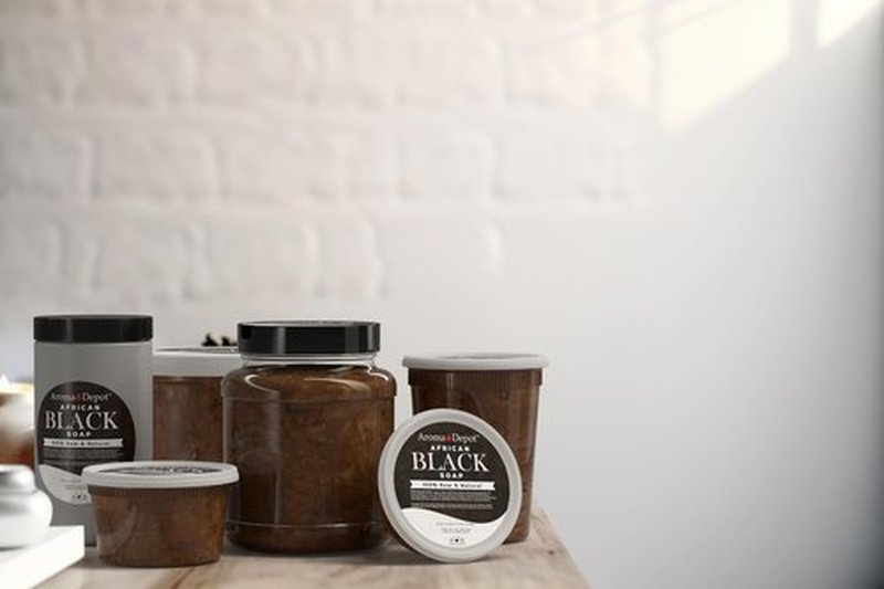 African Black Soap Paste 3.5 lbs. 100% Natural Raw soap for Acne, Eczema, Psoriasis, and Dry Skin Scar Removal Face And Body Wash. Handmade imported from Ghana