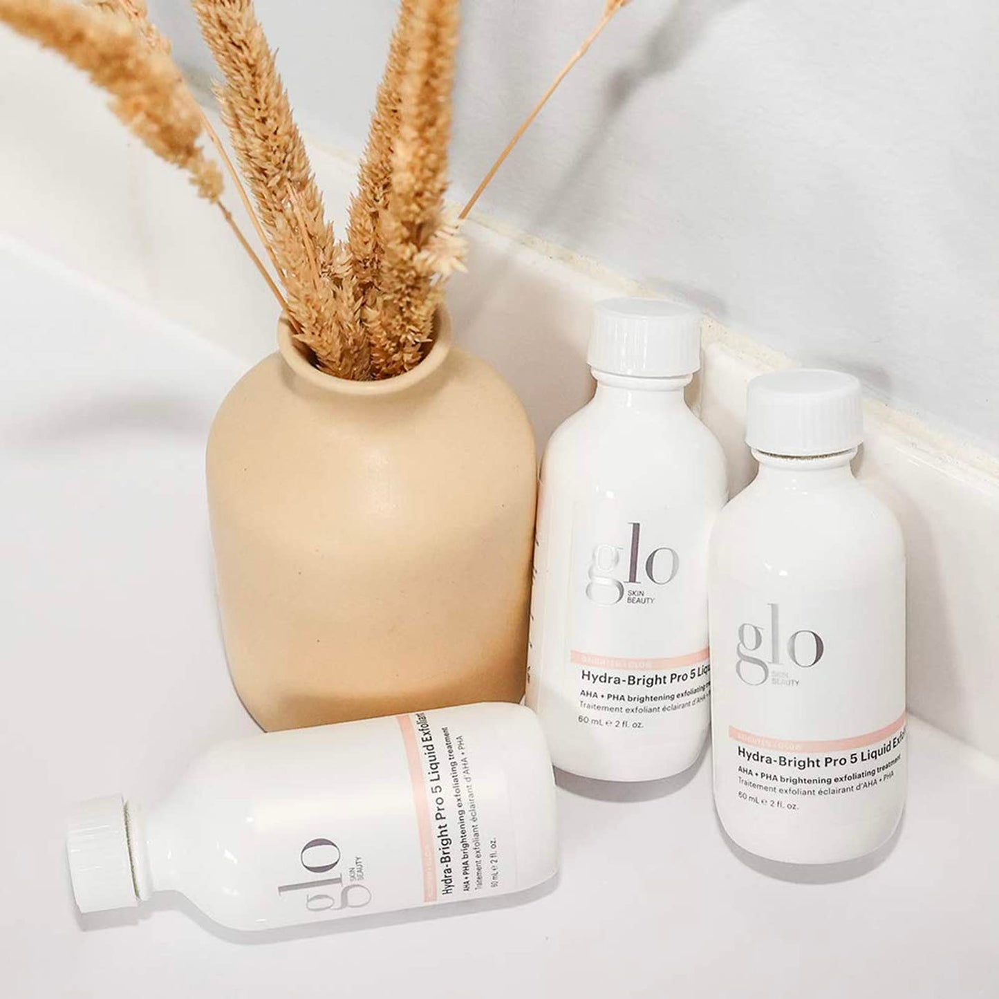 Glo Skin Beauty Hydra-Bright Pro 5 Liquid Exfoliant | This Gentle Liquid Exfoliant Smooths, Refines, and Brightens Skin (2 Fl Oz)