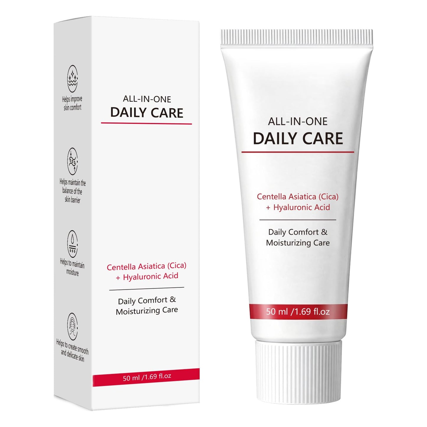 Sky Seeker Cream For Face, All-In-One Daily Moisturizing Face Cream with Centella Asiatica (Cica) & Hyaluronic Acid 50 mL / 1.69 fl oz (1 pcs)
