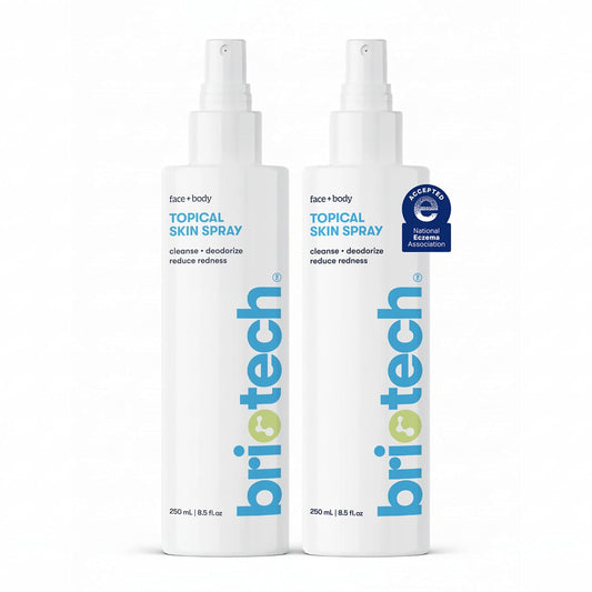 Topical Skin Spray - Hypochlorous Acid Facial Mist for Sensitive Skin | Soothe Irritation & Redness, 8.5 oz (2 Pack)