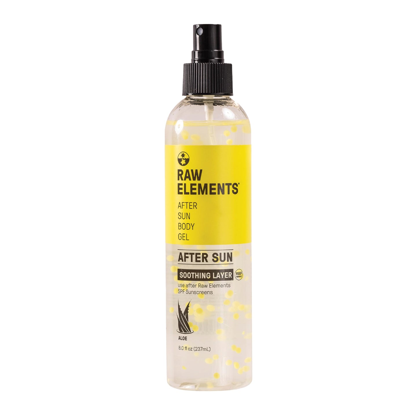 Raw Elements After Sun Body Gel Skin Care with Aloe Balls