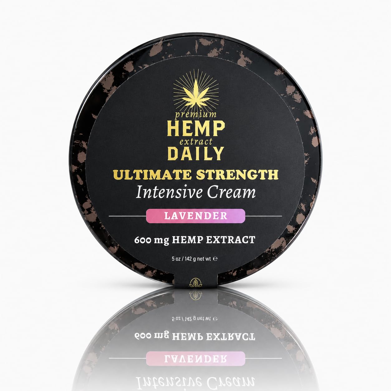 Earthly Body Premium Hemp Extract Daily Ultimate Cream - Menthol, Argan, Jojoba, Rosehips - Lightweight, Fast-Absorbing Moisturizing Topical Lotion with Essential Oils - Lavender, Single 5oz