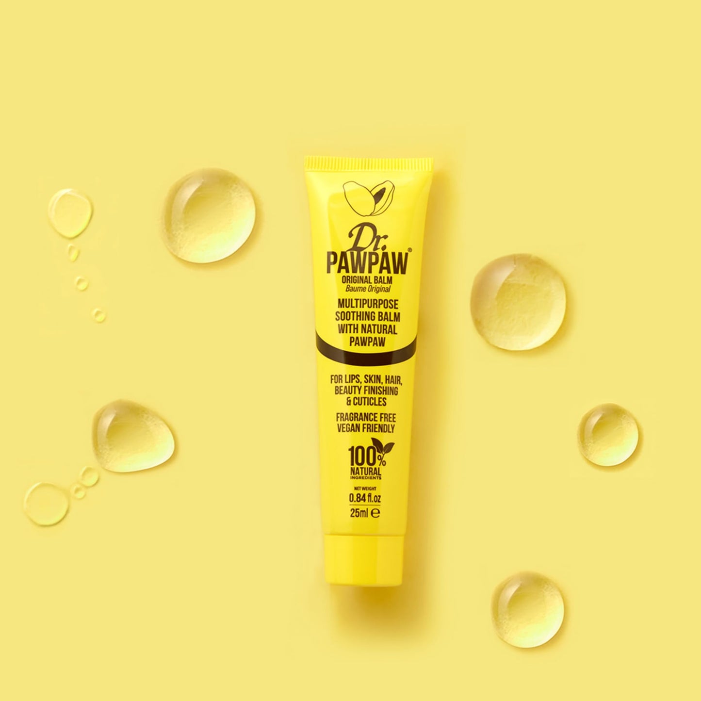 Dr. PawPaw Multipurpose Original Balm - Hydrating Lip Balm with Pawpaw, Aloe Vera and Olive Oil - Lip Moisturizer for Lips, Skin and Hair - 0.84 oz