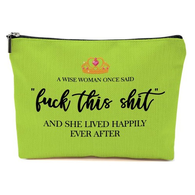 Funny Gifts for Women, Nurse, Strong Women Retirement Gifts Cool Gifts for Coworkers, Hostess Gift Ideas Gag Gifts Birthday Girls Weekend Fun Gifts Makeup Travel Bag Inspirational Cosmetic Bag