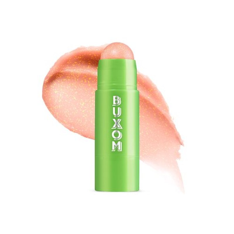 BUXOM Power-Full Lip Scrub, Gentle Sugar Exfoliator, Hydrating Scrub Stick for Lip Prep, Moisturizing Lip Care with Papaya Seed Oil, Cruelty Free