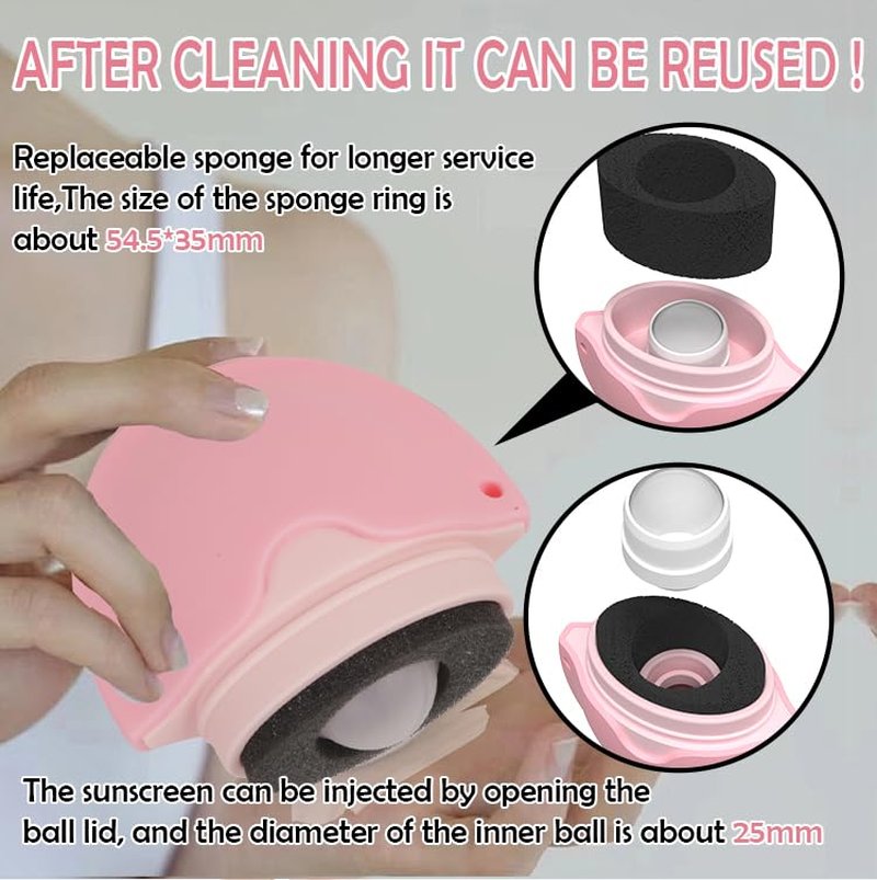 Sunscreen Applicator for Kids - Roller Ball Lotion Brush for Easy Application | 1.85 Oz Travel Size - Purple Summer Essential