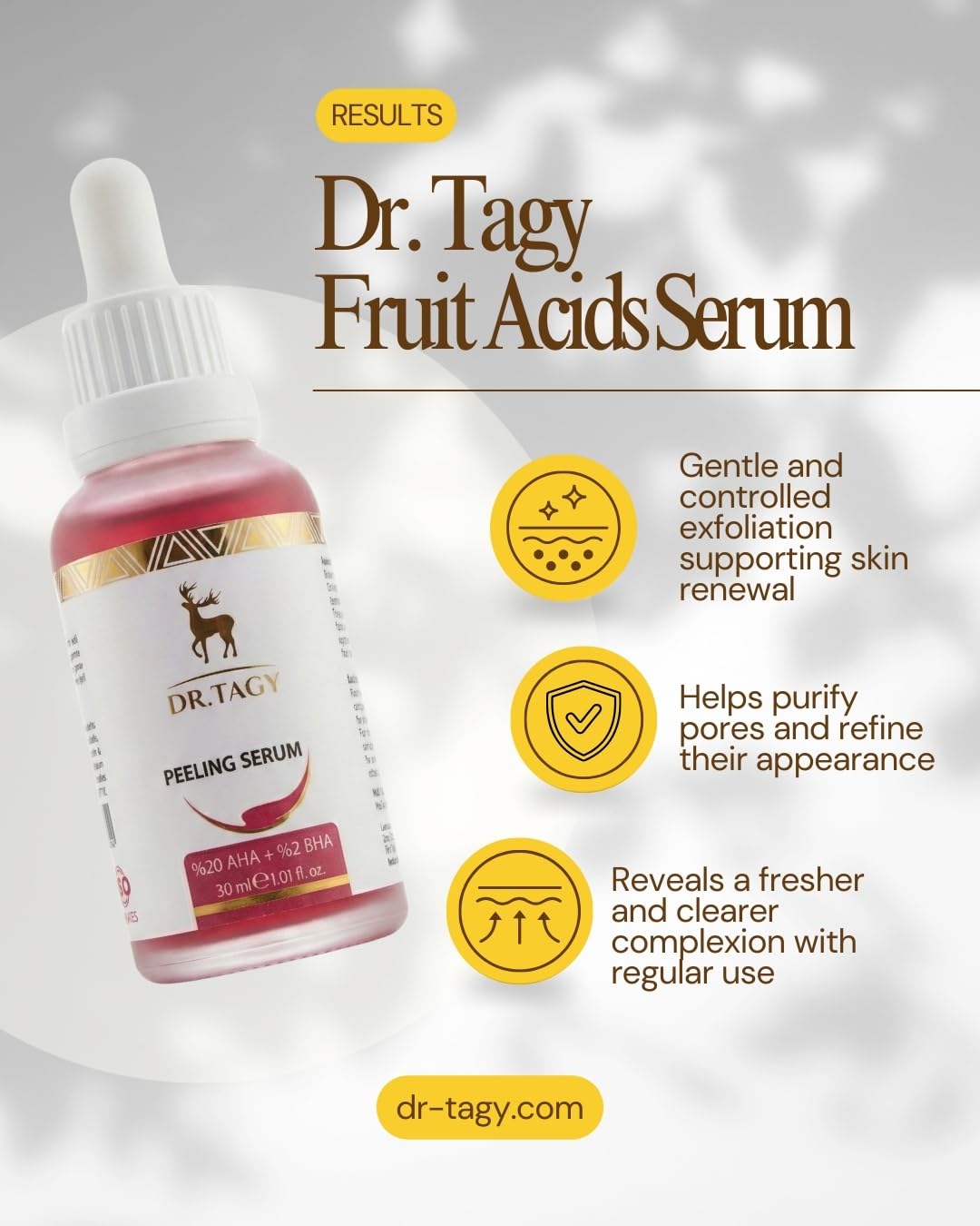 Alpha Arbutin Serum – AHA BHA Gentle Exfoliation, Dark Spot Corrector & Even Skin Tone – Pore Minimizer, Hydrating & Soothing Formula – 30ml