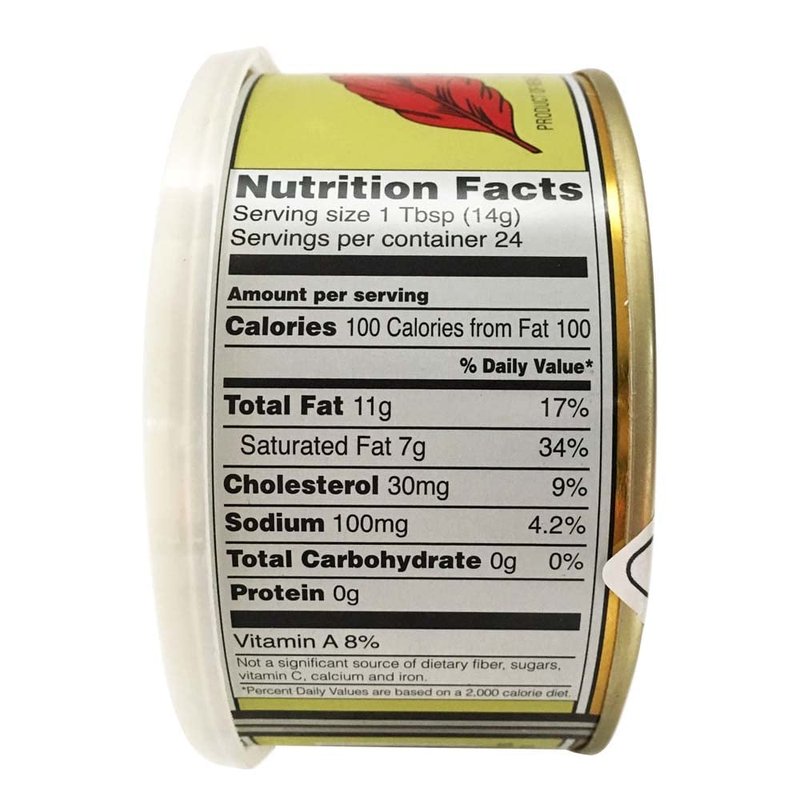 Red Feather Canned Butter - 100% Pure New Zealand Butter | No Artificial Colors or Flavors - (2 Cans, 12 Oz Each)