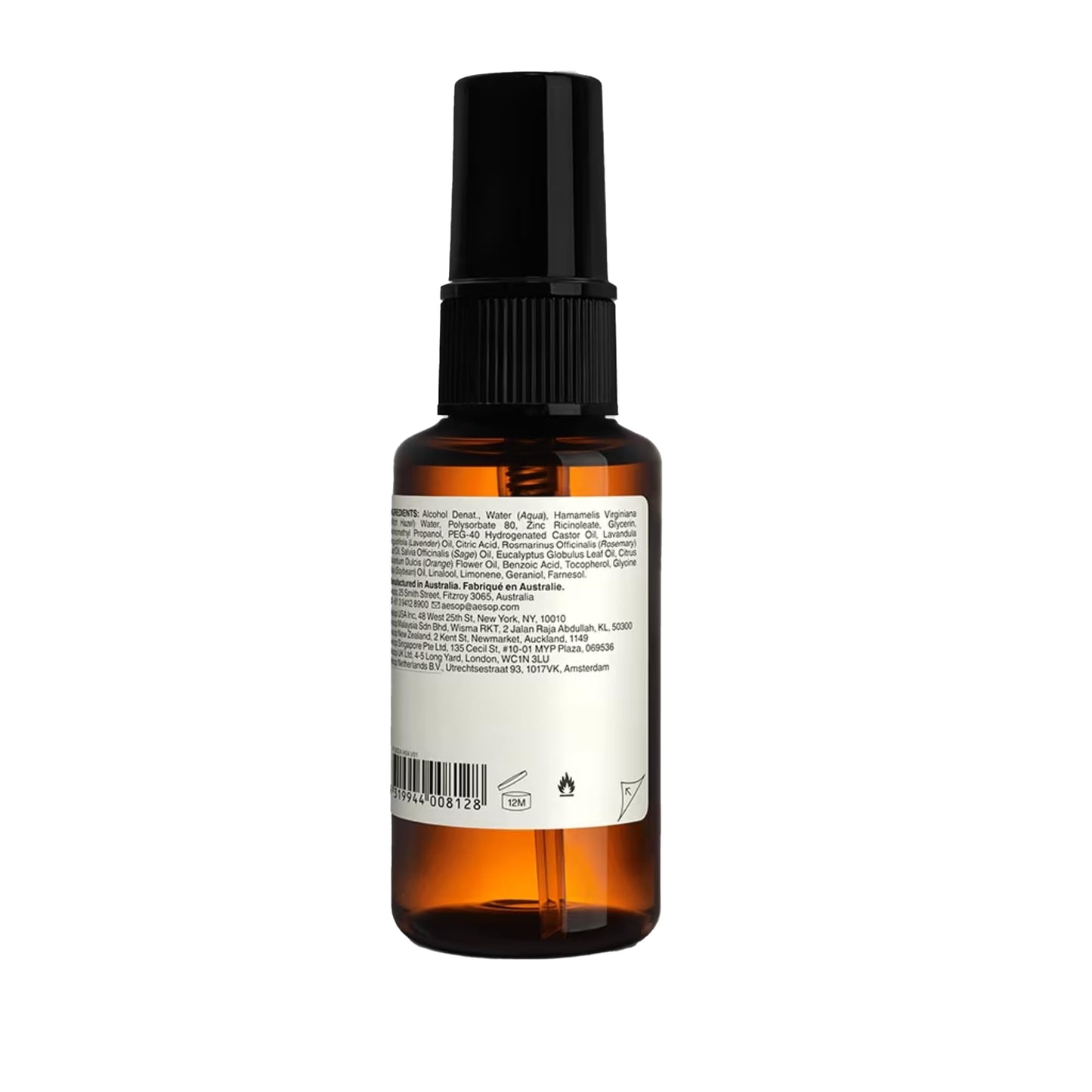 Aesop Aluminum Free Herbal Deodorant Spray for Women & Men | Sage Leaf and Zinc to Reduce Odor and Bacteria + Witch Hazel Soothes Skin | Vegan & Cruelty-Free | 1.7 oz