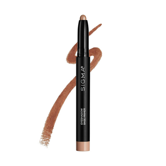 Sigma Beauty Eyeshadow Primer Crayon - Long-Lasting, Crease-Proof Eye Base in Bubbly Pinky Peach Champagne Shimmer