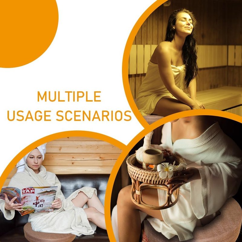 Memory Foam Sauna Cushion - High Resilience Infrared Seat Mat for Shower & Sauna | Comfortable Bench Pad