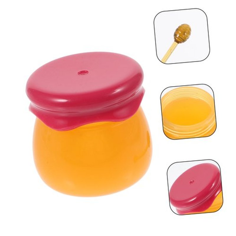 Mikinona Empty Lip Mask Bottles Sample Containers Lip Balm Cosmetic Jar Lip Gloss Container Refillable Cosmetic Container Small Jars with Lids Buttercream Makeup Container Sub Jar Abs Red
