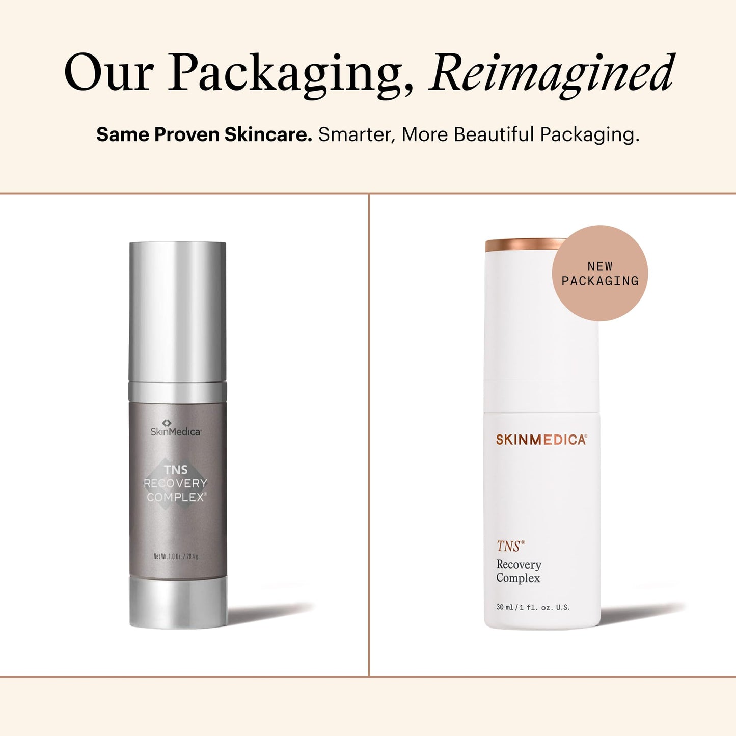 SkinMedica TNS Recovery Complex Facial Treatment - Advanced Growth Factor & Exosome Formula for Skin Rejuvenation - Helps to Improve the Appearance of Fine Lines, Wrinkles, and Uneven Skin Tone (1 Oz)