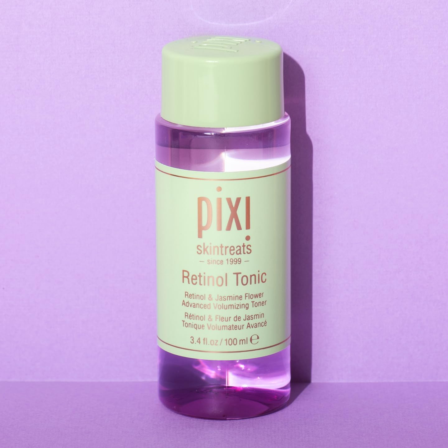 Pixi Retinol Tonic, Smoothing & Firming Facial Toner, Enhanced with Peptides to Boost Collagen Production, Alcohol-Free Daily Rejuvenating Toner, 250 ml / 8.5 fl oz