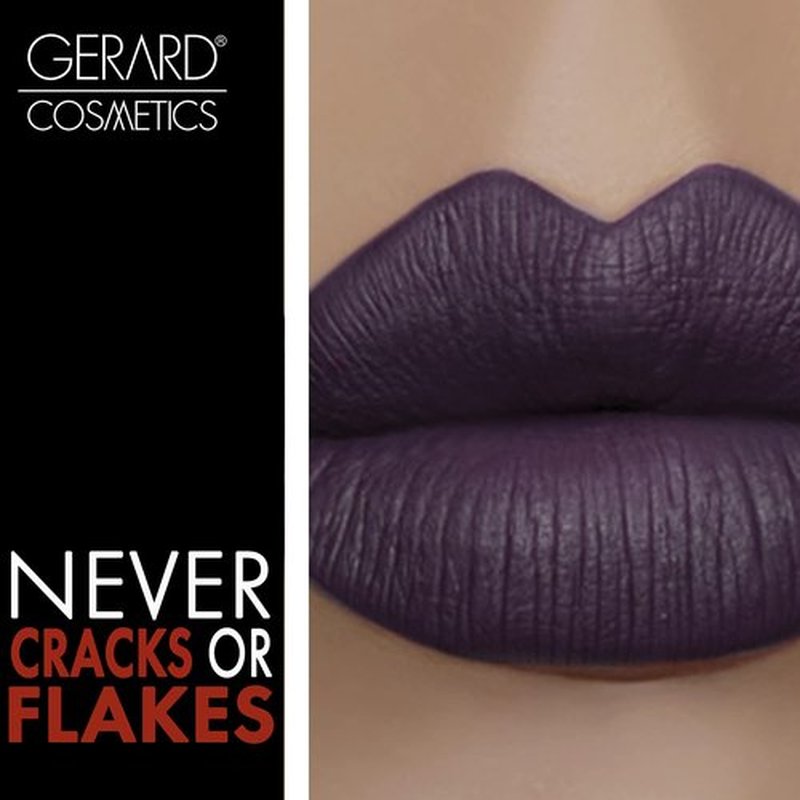 Gerard Cosmetics HydraMatte Liquid Lipstick Knight Rider | Raven Lipstick with Matte Finish | Long Lasting and Non-Drying | Super Pigmented Fully Opaque Lip Color